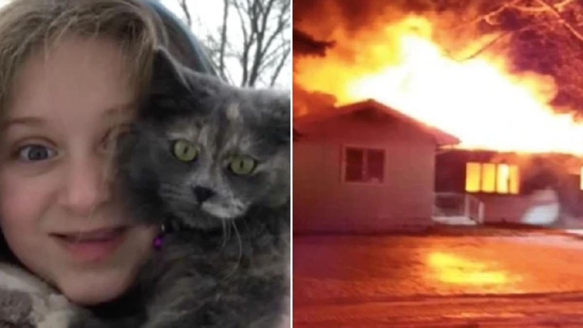 fetita eroina salvat familie incendiu lectie chimie