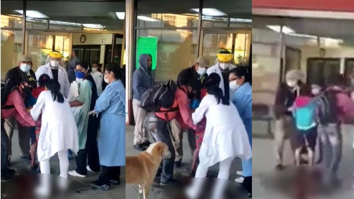 femeie nastere copil afara spital asistenti medicali