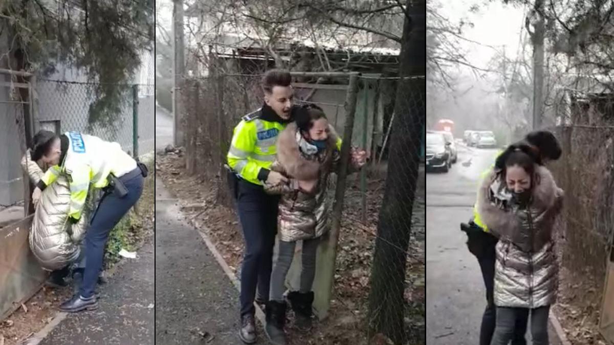 politist bruscat minora ghiocei
