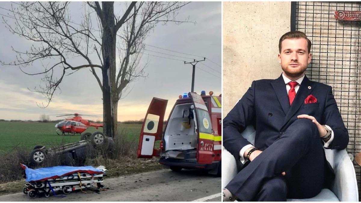 bogdan faur arad accident masina rasturnata