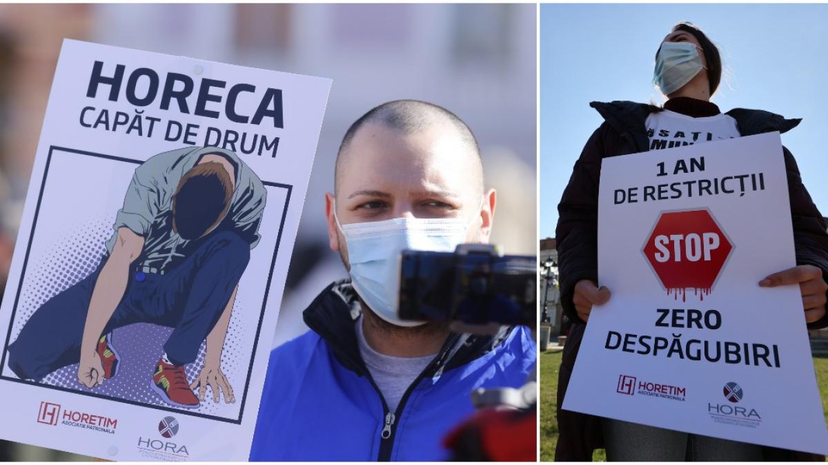 protest guvern horeca masuri iohannis strada