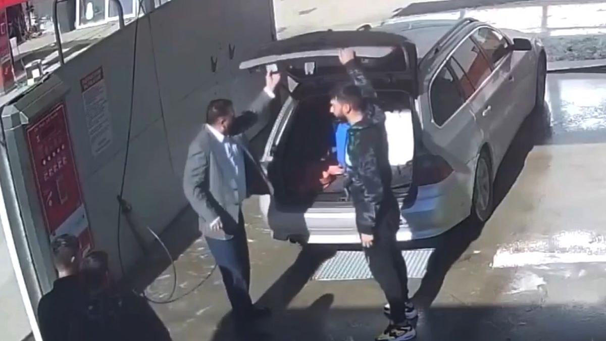 bombardieri bmw filmati fura detergent spalatorie auto bascov