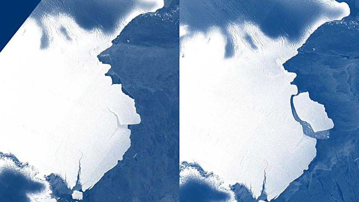 iceberg 1200 kilometri patrati desprins antarctica