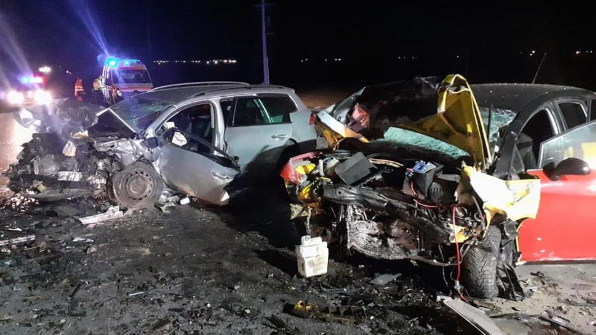 impact devastator doua masini accident urziceni ialomita