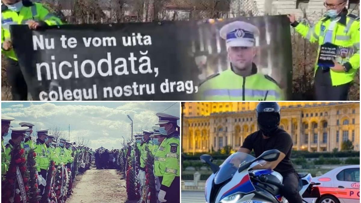 inmormantare politist ionut negrila caracal