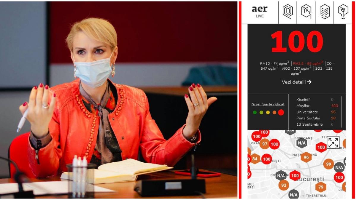 gabriela firea poluare capitala otrava