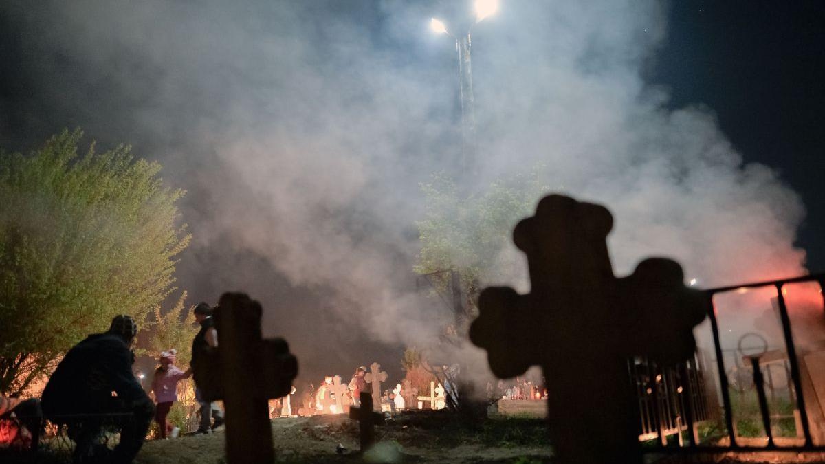 femeie cazuta groapa cimitir constanta interventie isu