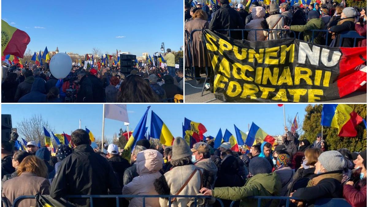 protest antivaccin bucuresti sibiu