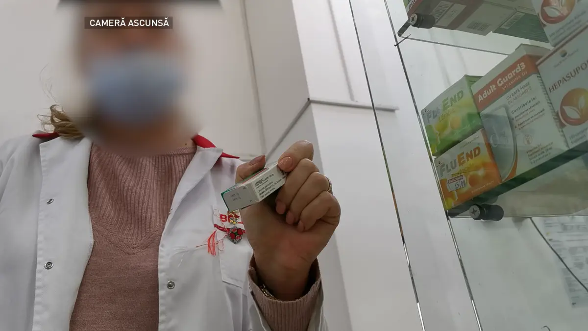 camera ascunsa farmacii medicamente anti covid