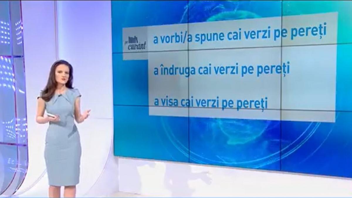 pe cuvant ana iorga a umbla dupa cai verzi pe pereti