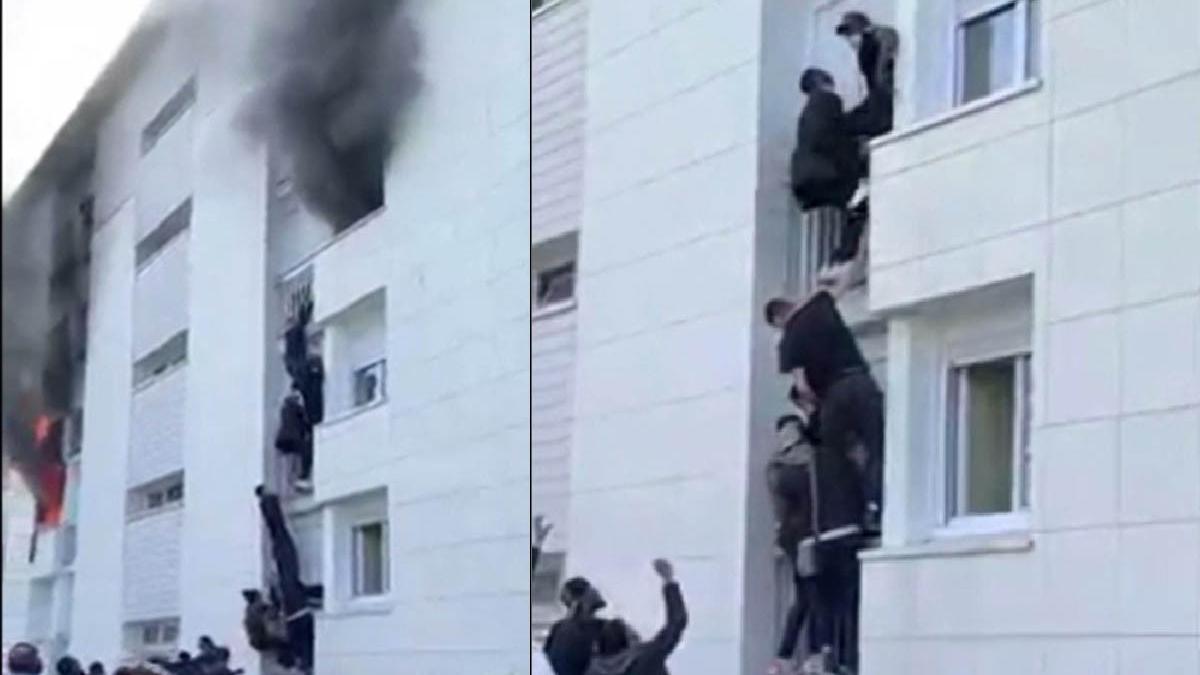 familie salvata incendiu tineri franta