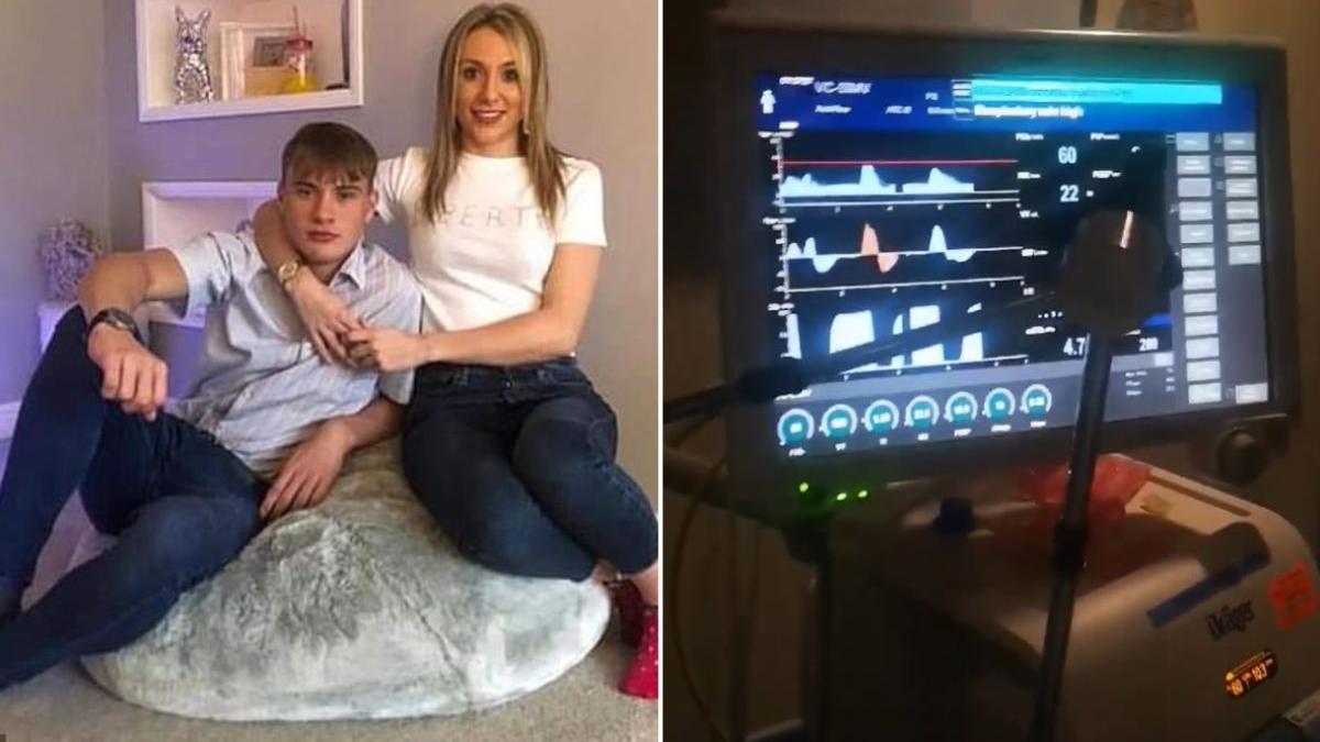 tanar moarte cerebrala respira deconectat aparate