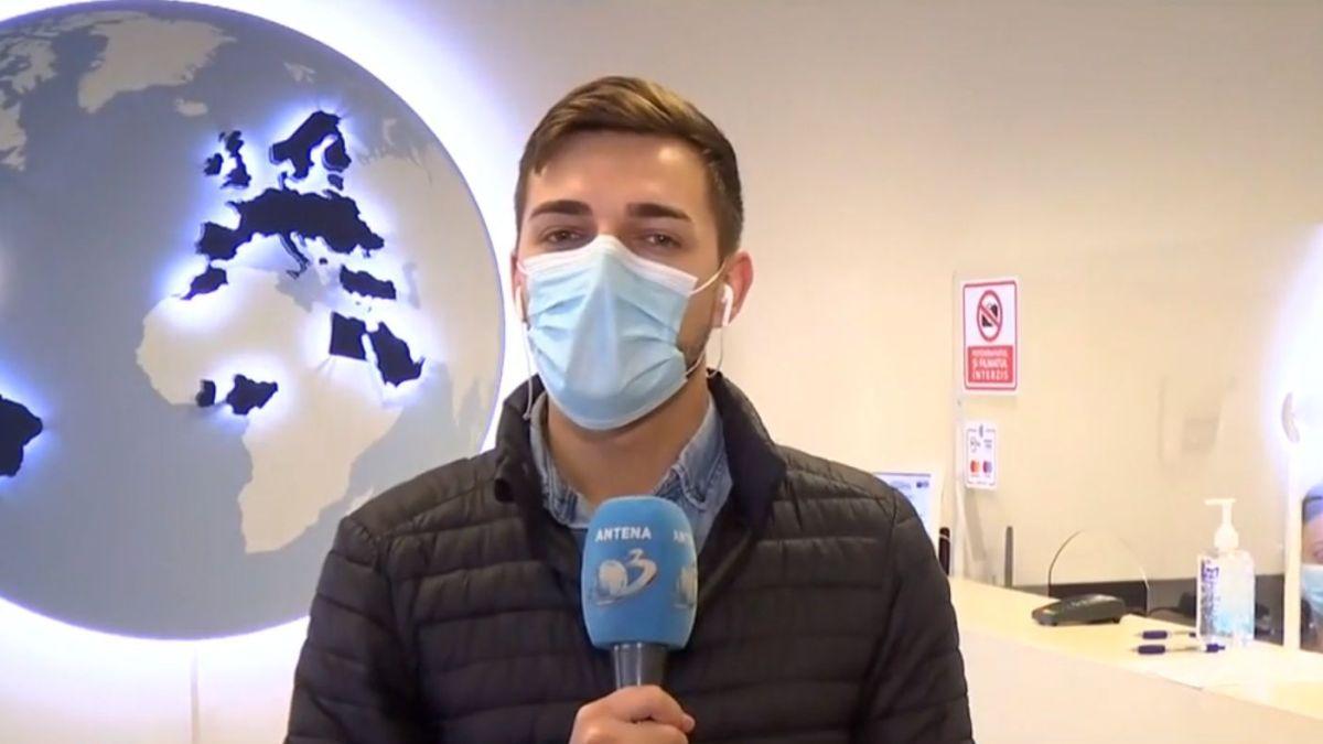 imagini centrul de testare covid aeroport otopeni