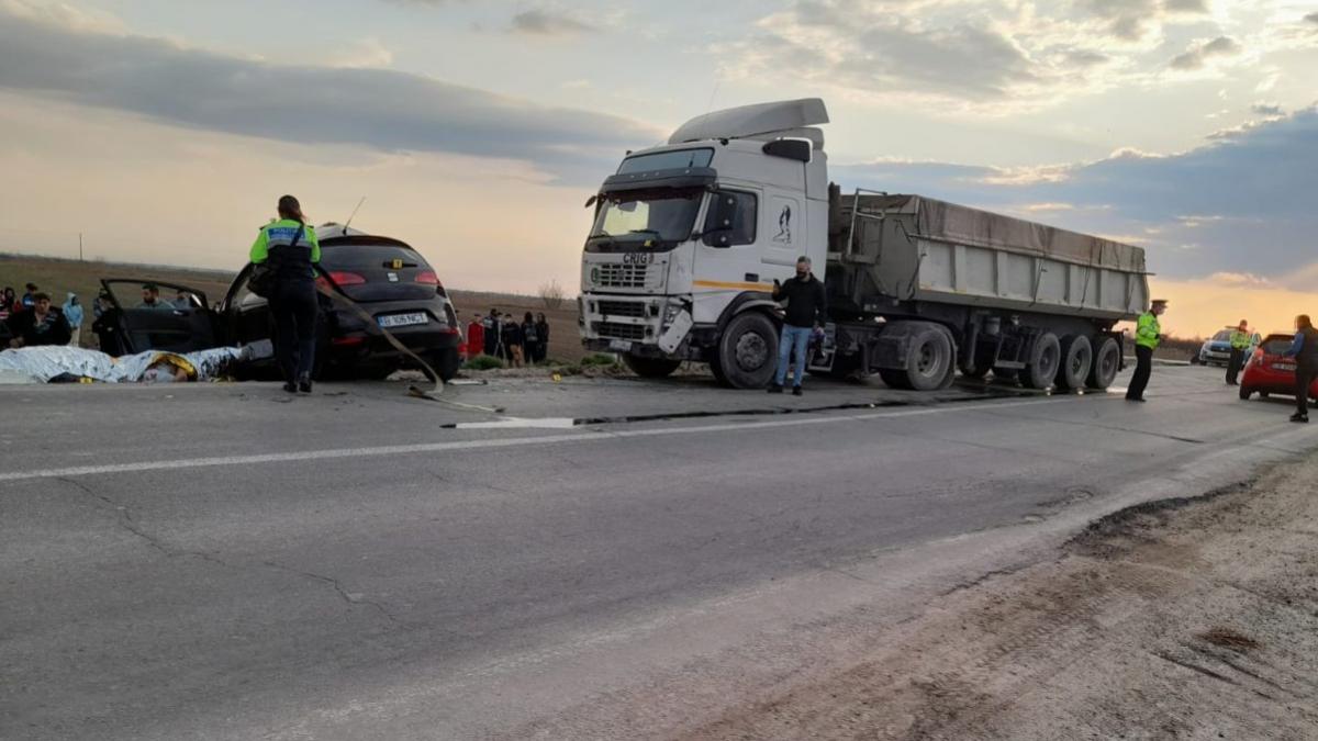 accident dambovita masina tractata