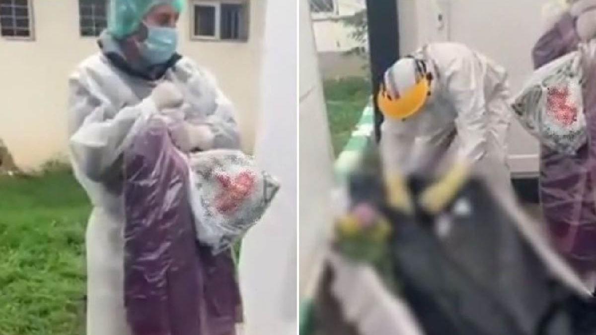 femeie morga dezbracata inmormantare reguli covid targoviste