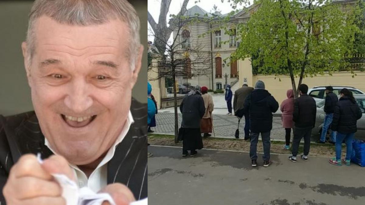 palatul lui gigi becali luat cu asalt