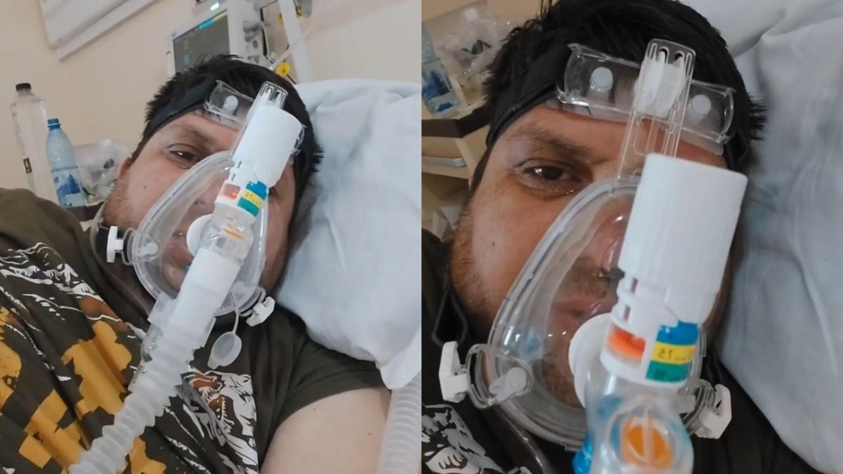 un pacient cu covid care nu credea in virus live pe facebook de pe patul ati nu am crezut si uitati