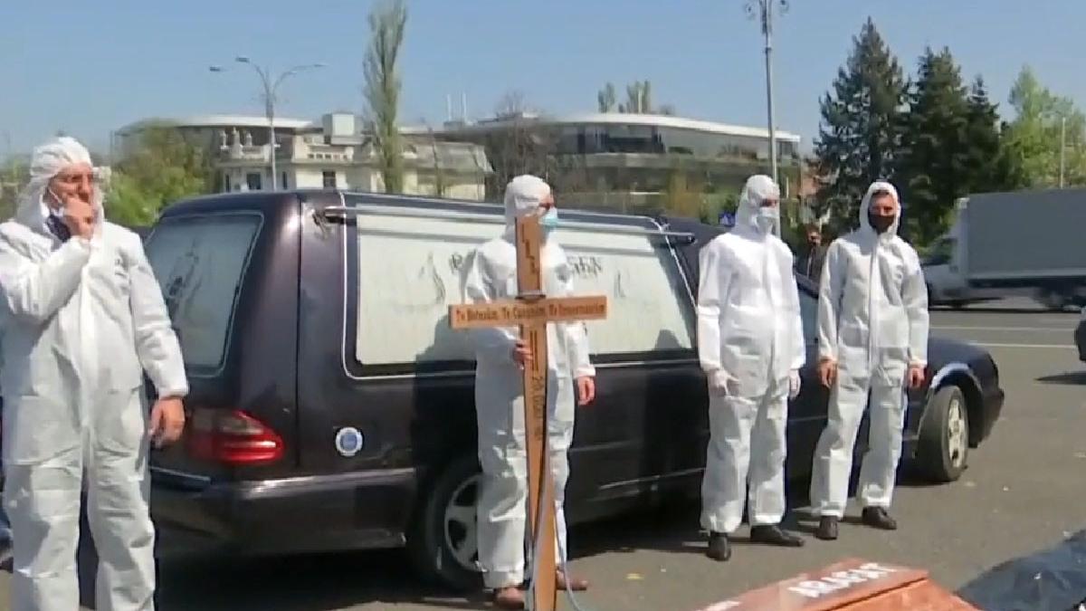 angajatii domeniul pompelor funebre protestat dricuri guvern reguli covid inmormantari
