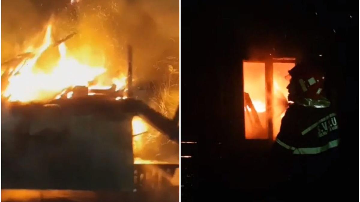 incendiu puternic casa lemn maramures morti