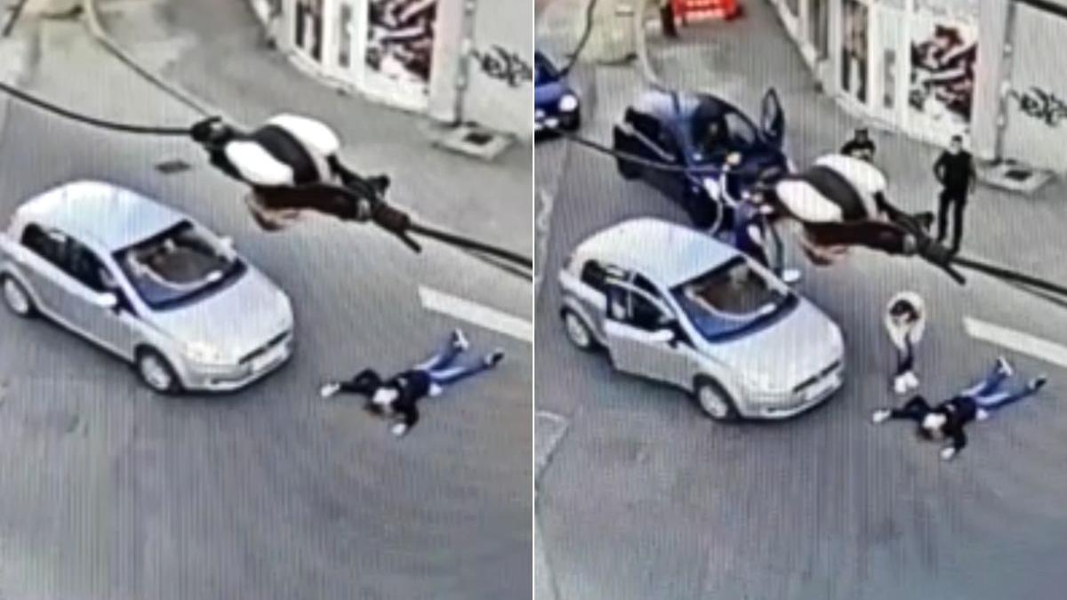 femeie bucuresti inscenare accident calea grivitei