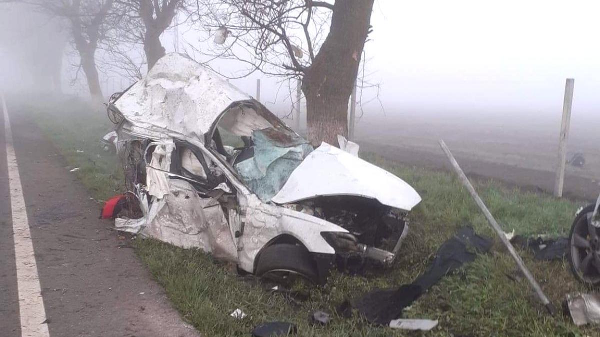 masina rupta in doua accident 130 kmh comana constanta