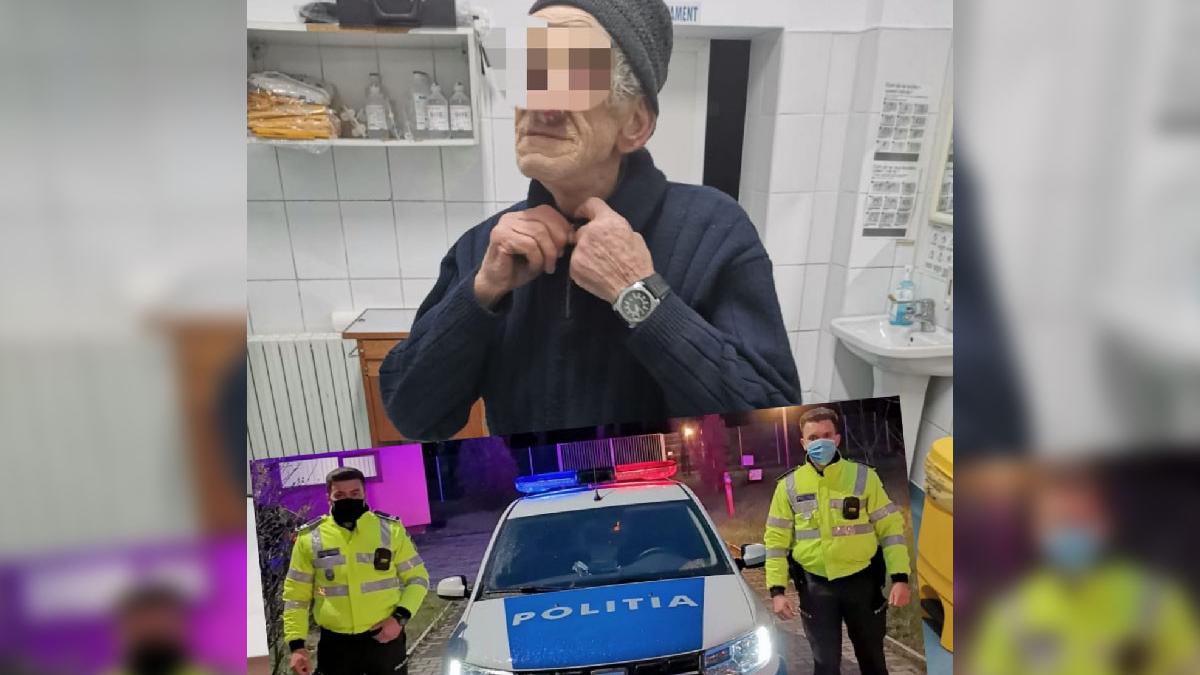batran moldova ajutat politist frate cautat ardeal