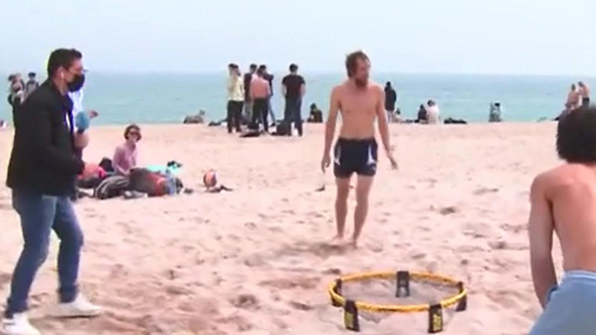 roundnet sportul joc plaja vamaioti litoral vama veche