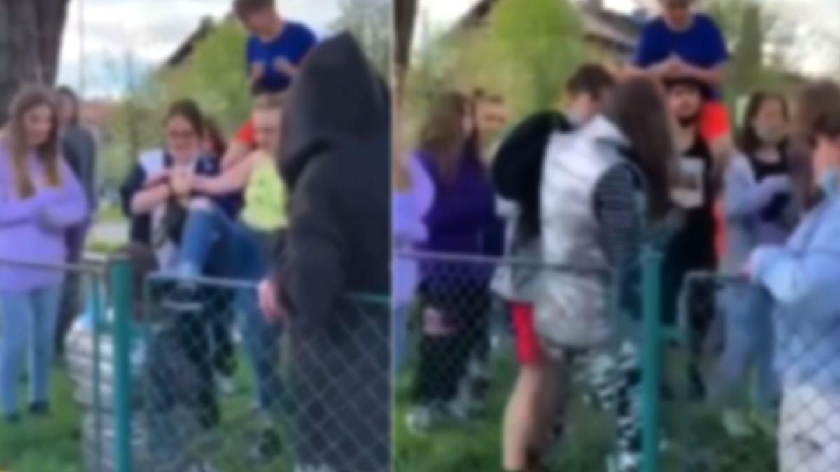 fata umilita batuta adolescenti parc brasov