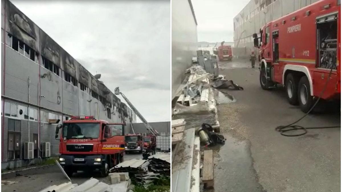 incendiu fabrica hartie igienica cluj