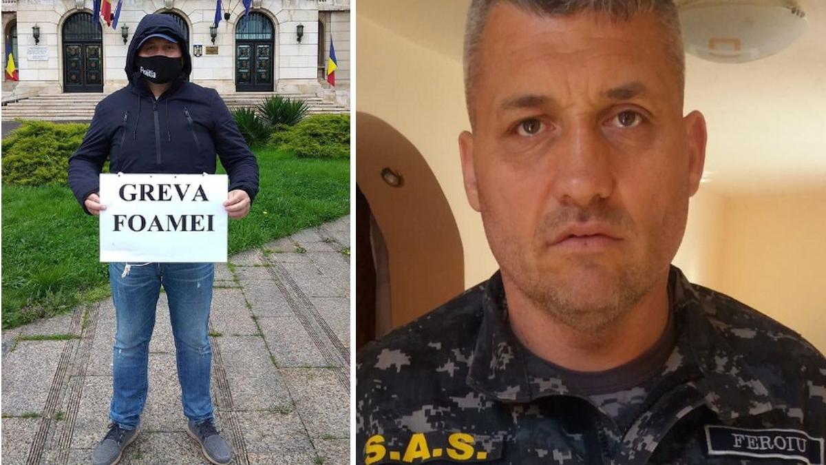 lucian bode aur politist paul nicolae feroiu greva foamei