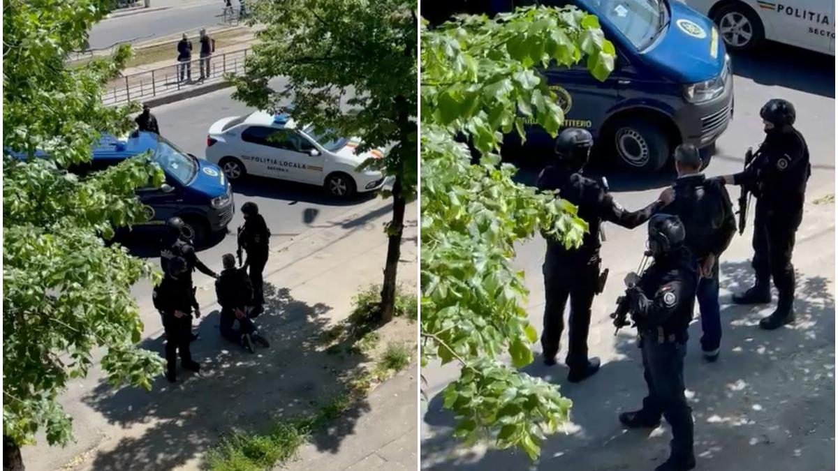 barbat amenintat cutit autobuz bucuresti