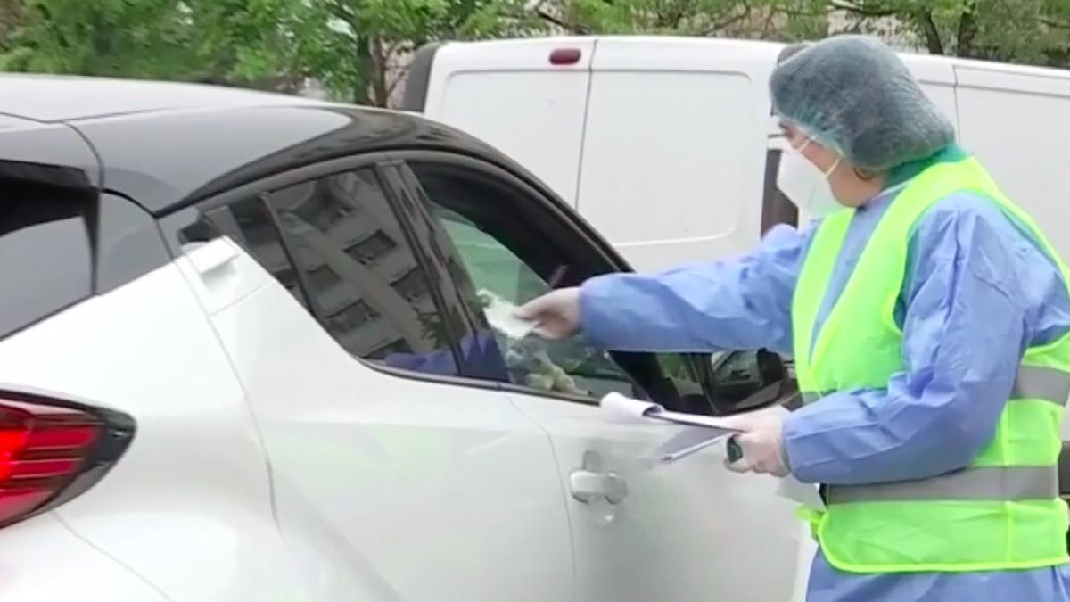 avarie la centrul de vaccinare drive thru din piata constitutiei