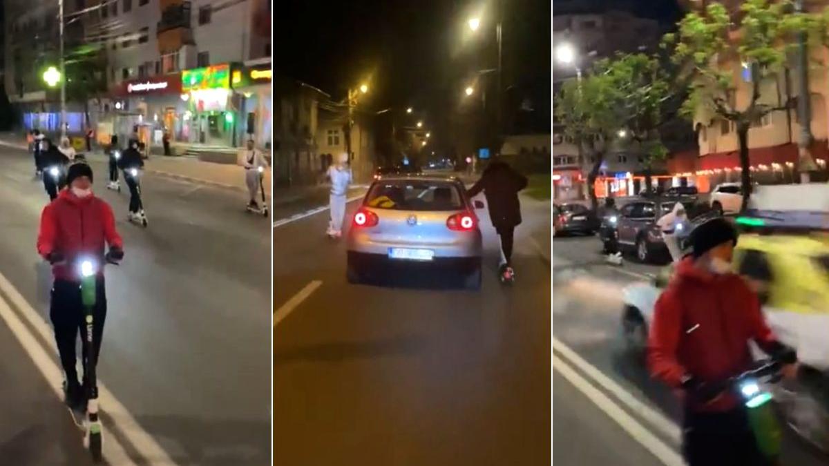 tineri targoviste slalom masini trotinete