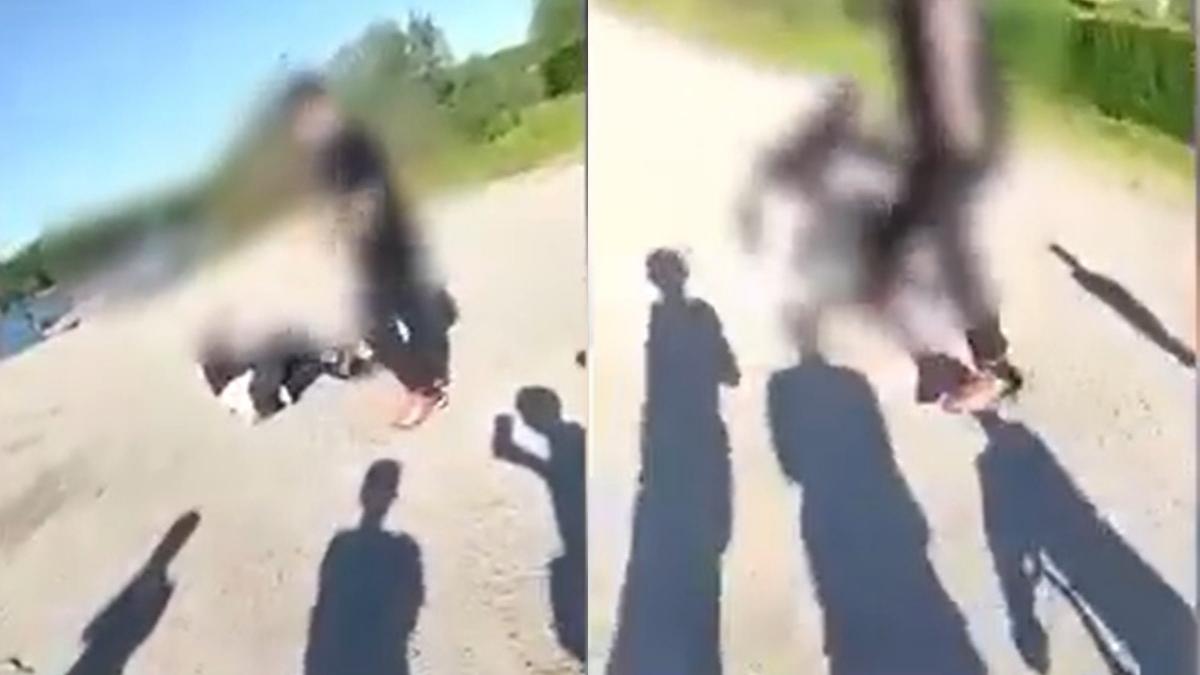 barbat batut strada 4 copii