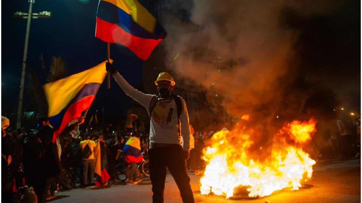 columbia proteste anti guvern