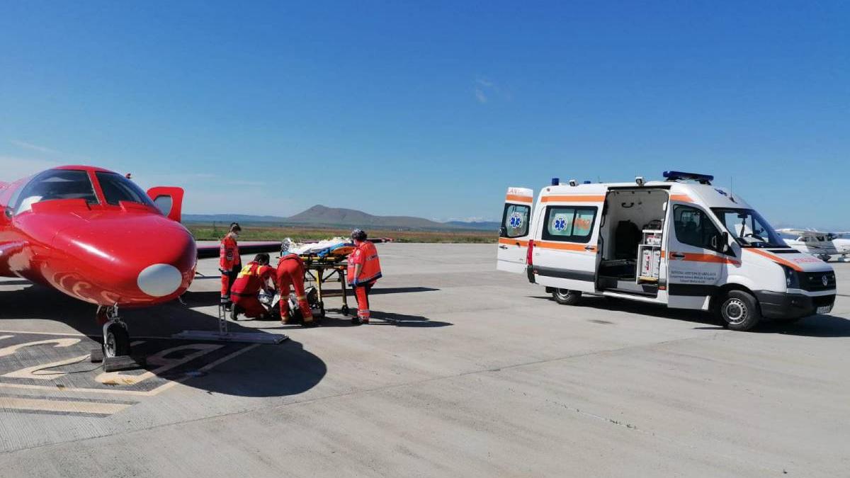 pacienta arsuri transportata germania tulcea