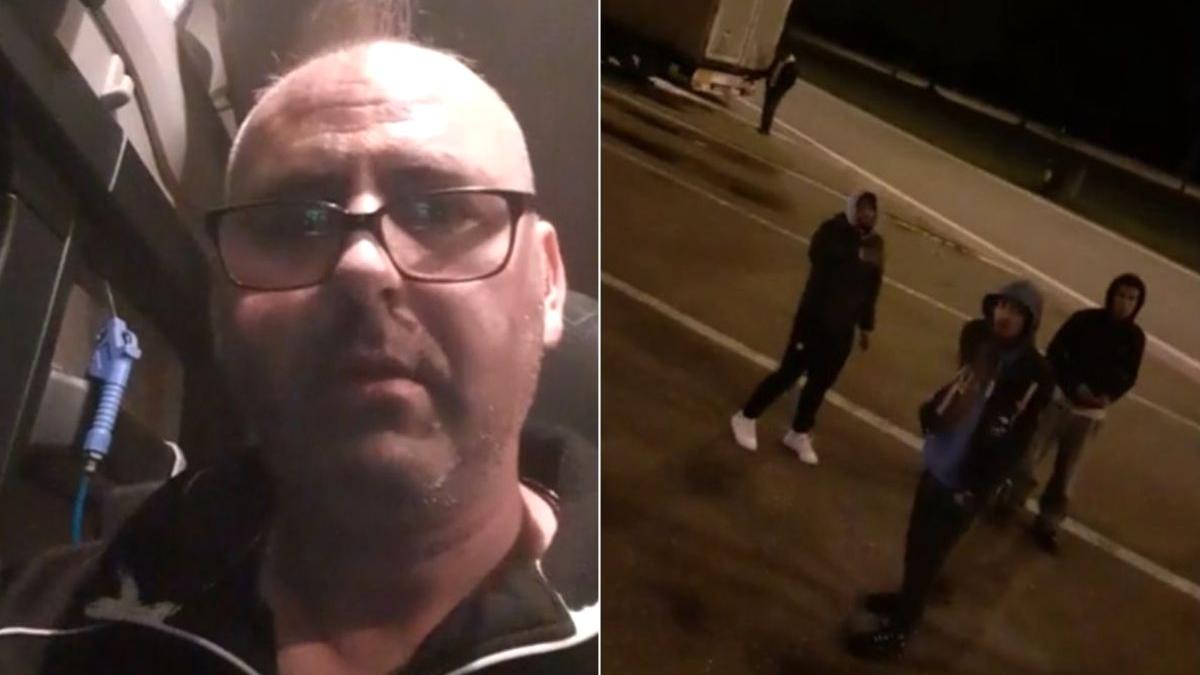 sofer roman de tir terorizat imigranti parcare belgia