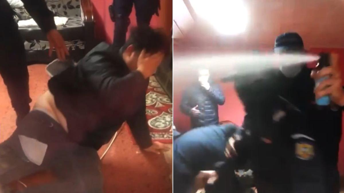 bataie jandarmi rromi evacuati locuinta cluj