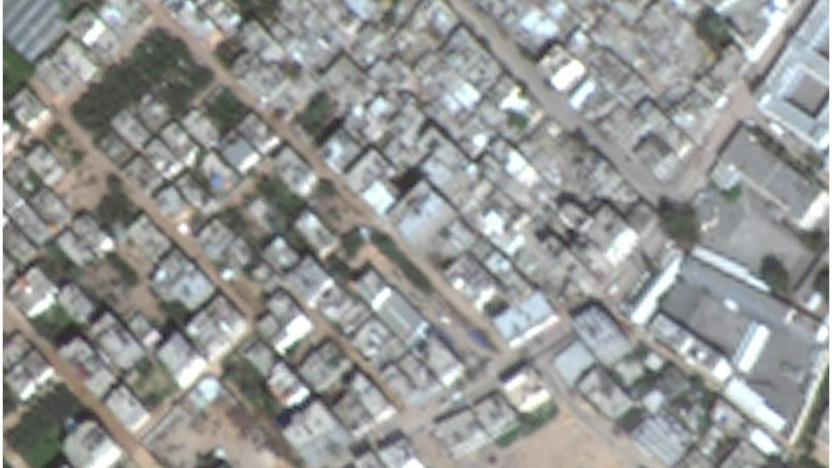 imagini satelit israel gaza blurate