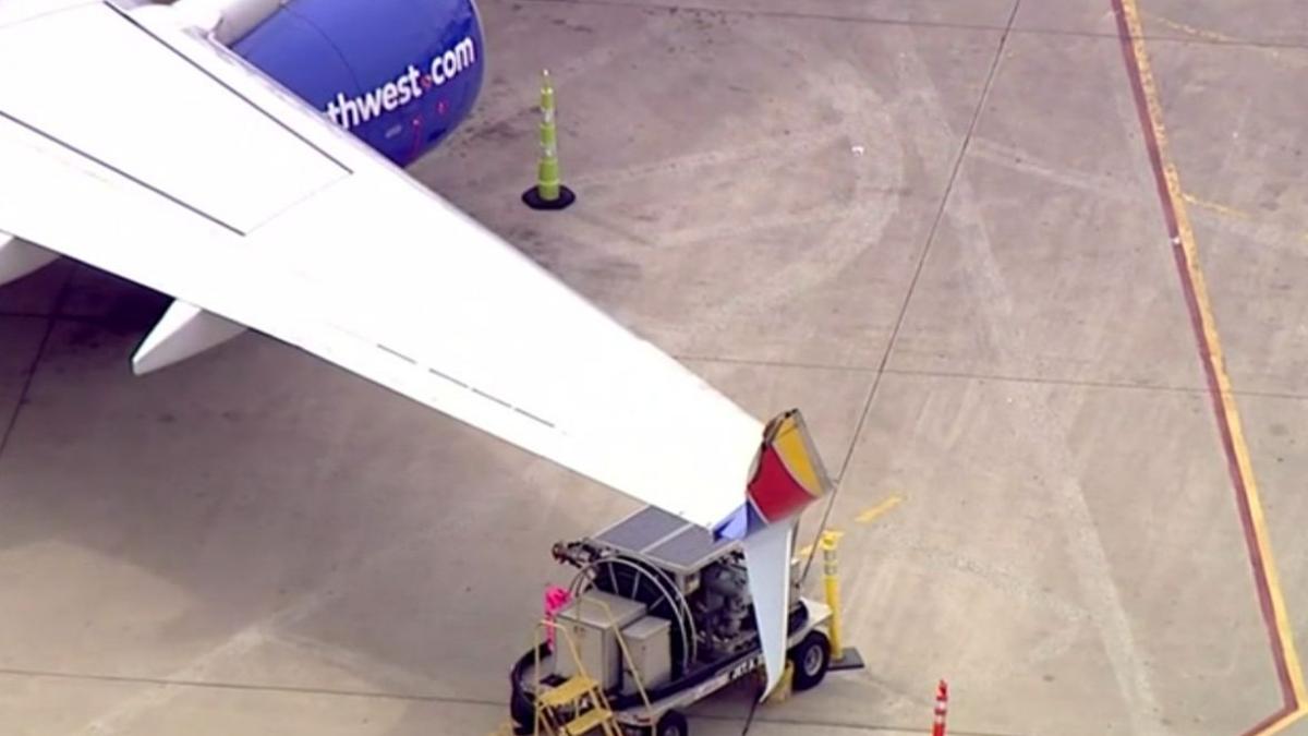 avion southwest airlines acrosaj aeroport midway chicago