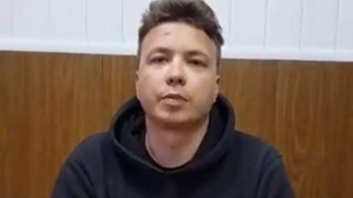 jurnalistul protasevici detinut minsk video vanatai fata spune ca este bine