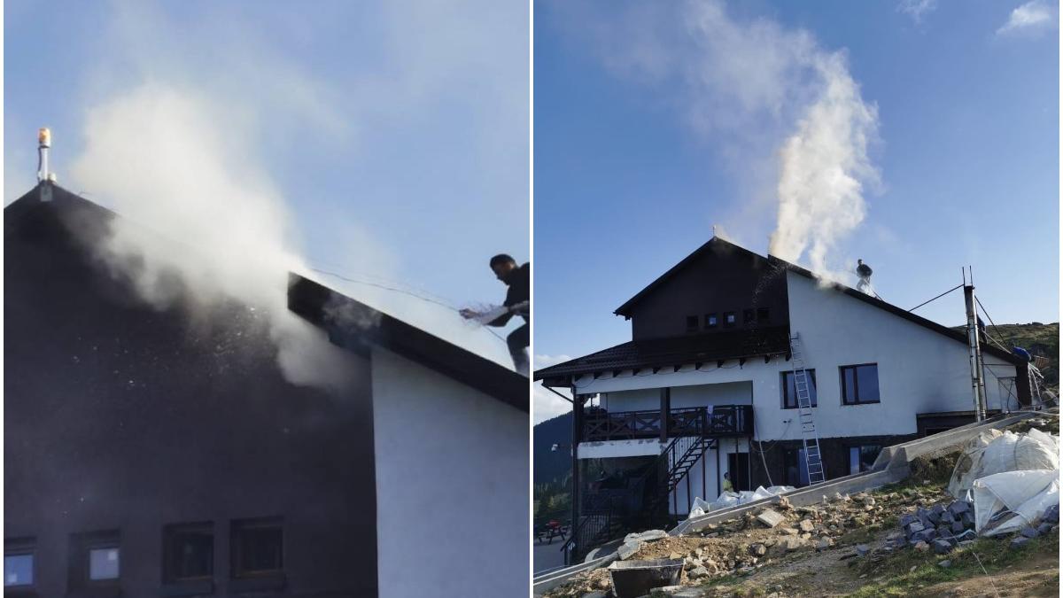 incendiu cabana dochia ceahlau