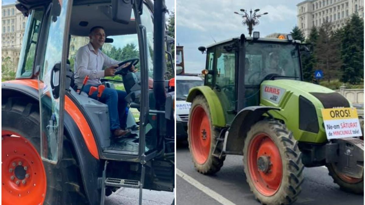 imagini protest fermieri oameni palatul parlamentului oros