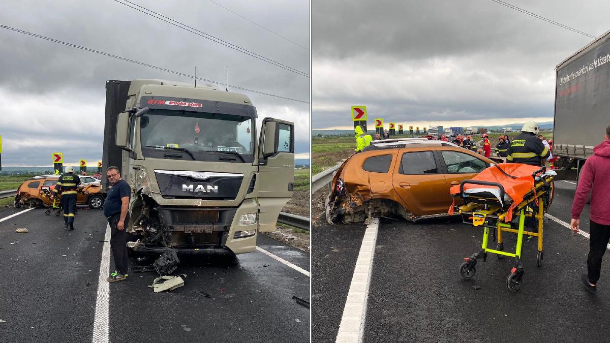 accident rutier sase masini centura bacaului