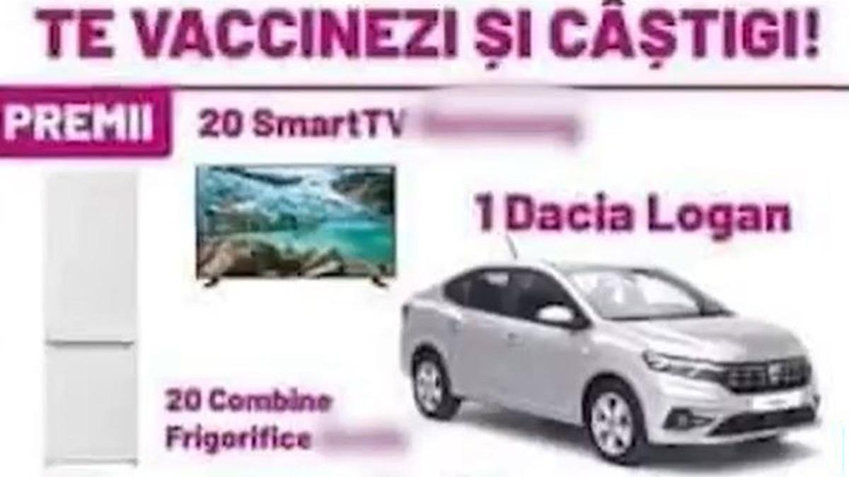 oferta tombola televizoare frigidere masini vaccin covid