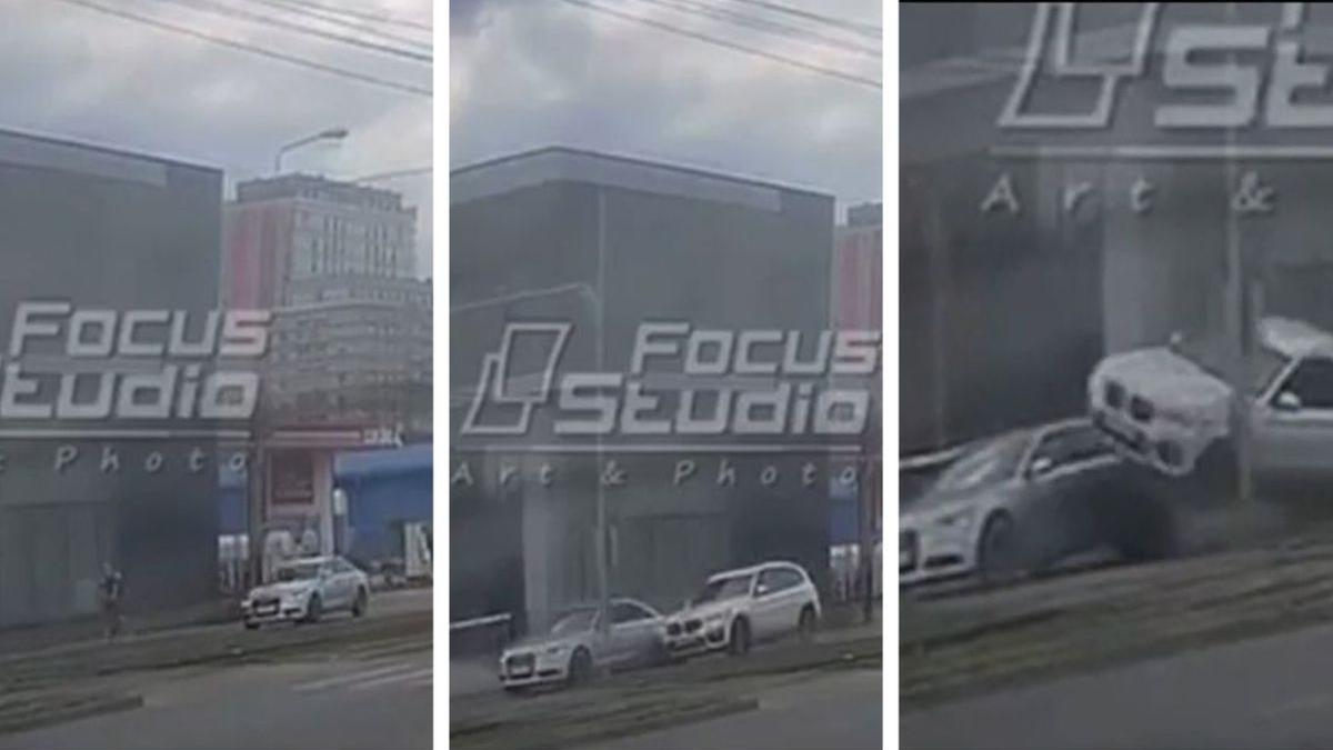 accident masina aruncata aer timisoara