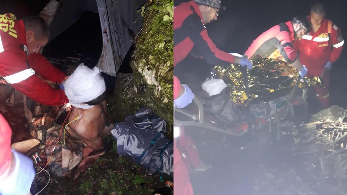 tanar taiat pe fata pestera de lapte gasit salvamontisti hemoragie masiva