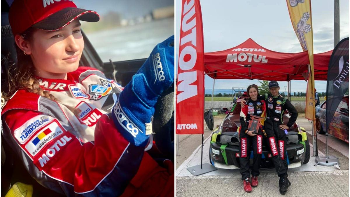 cel mai tanar pilot drift feminin 14 ani medalie aur romania