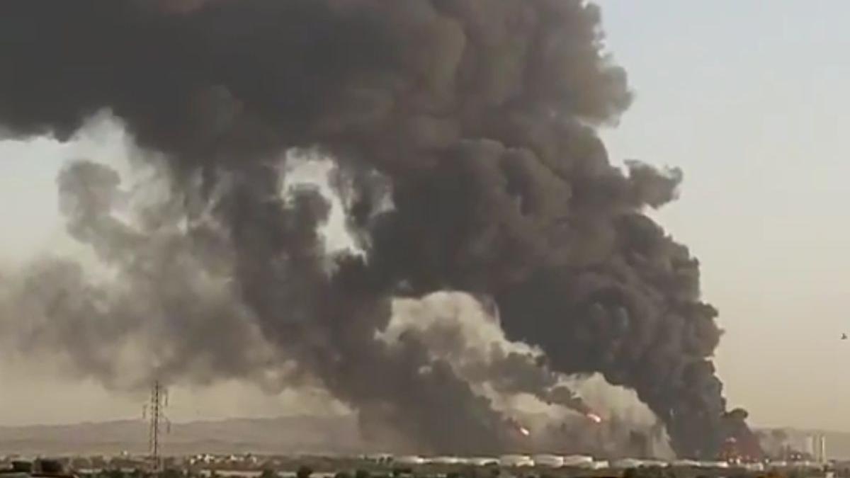 iran teheran rafinarie shahid tondguyan incendiu