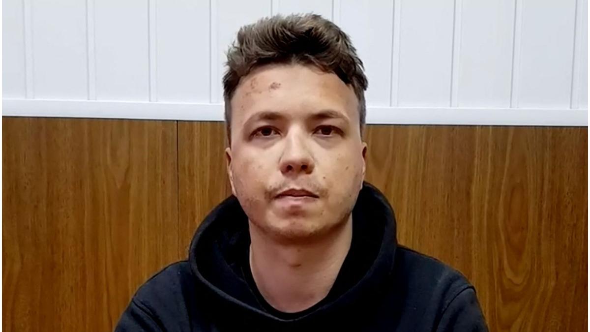 televiziune belarus inregistrare roman protasevici